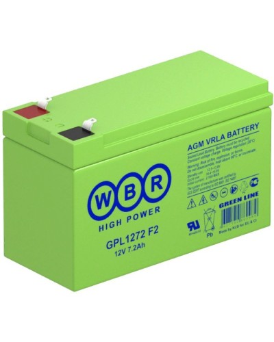WBR GPL1272 F2. Аккумулятор герметичный свинцово-кислотный. WBR в Томске