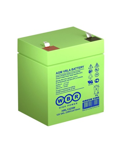 WBR HRL1225W. Аккумулятор герметичный свинцово-кислотный. WBR в Томске