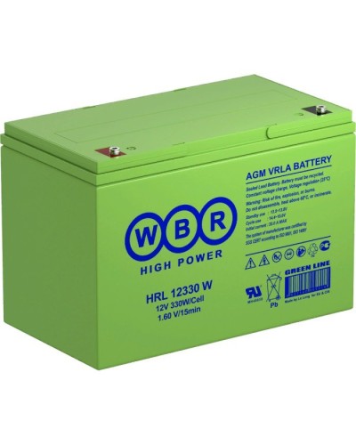 WBR HRL12330W. Аккумулятор герметичный свинцово-кислотный. WBR в Томске