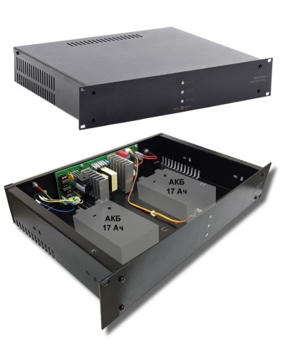 СКАТ-1200И7 RACK (СКАТ ИБП-12/5-2x17-RACK) (2142). Источник вторичного электропитания резервированный. Бастион в Томске