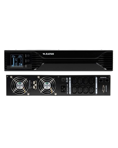 RAPAN-UPS 3000 RACK+4х9Ah (RAPAN-UPS 3000-RACK-IN-4х9-E) (8960). Бесперебойный источник питания. Бастион в Томске