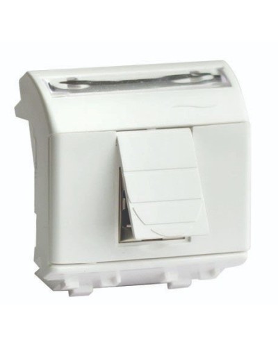 Розетка RJ-45 Brava 2 модуля слоновая кость (75450S): Розетка компьютерная с двумя разъёмами в Томске