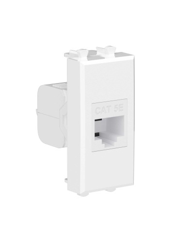 Розетка RJ-45 Avanti 1 модуль белое облако (4400661): Розетка компьютерная, без шторки модульная, кат.5е в Томске
