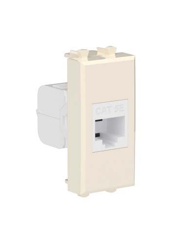 Розетка RJ-45, кат.5E, Avanti, 1 модуль, ванильная дымка (4405661): Розетка компьютерная модульная в Томске