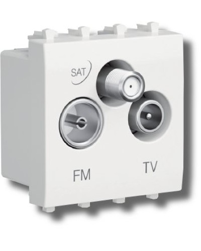 Розетка TV-FM-SAT Avanti 1 модуль белое облако (4400532): Розетка TV-FM-SAT в Томске