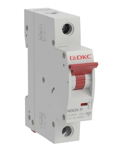 YON max MD63N 1P 6А 6кА C (MD63N-1PC6). Автоматический выключатель. ДКС в Томске