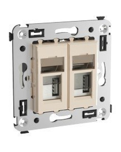 Розетка USB в стену Avanti ванильная дымка (4405543). Розетка USB. ДКС в Томске