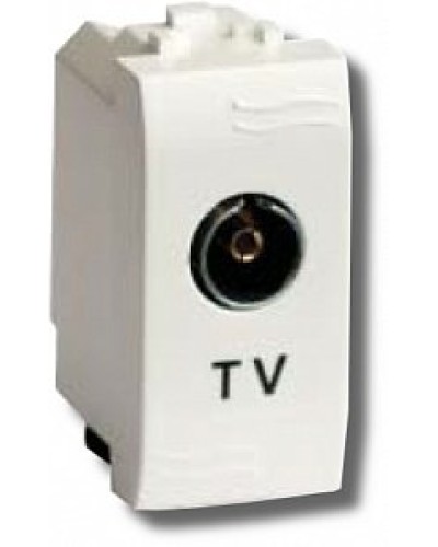 Розетка TV Brava универсальная 1 модуль слоновая кость (75721S): Розетка TV в Томске