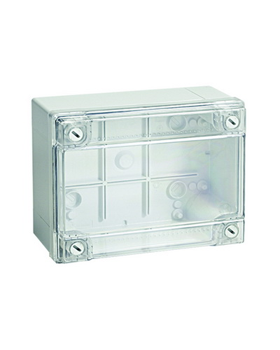 Коробка ответвительная с гладкими стенками IP56, 300х220х120 (54320). Коробка ответвительная с гладкими стенками и прозрачной крышкой. ДКС в Томске