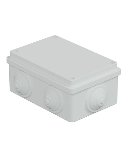 Коробка JBS120 120х80х50, 6 вых., IP55, белая (44008W-1). Коробка монтажная. Экопласт в Томске