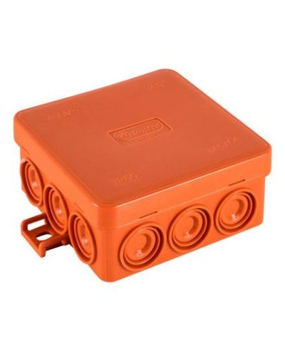 Коробка JBL085 85х85х38, 12 вых., 4P (0,15...6мм²) (43755HF): Коробка монтажная, огнестойкая, без галогена в Томске