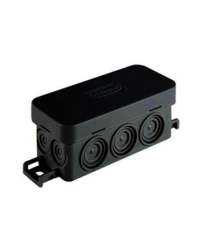 Коробка JBL090 90х42х40, 10 вых., IP55, черная (44055BL-1). Коробка монтажная. Экопласт в Томске