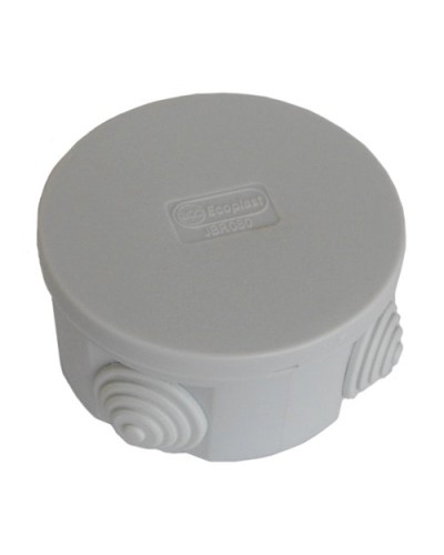 Коробка JBR080 D=80х40, 4 вых., IP44, белая (44005W-1). Коробка монтажная. Экопласт в Томске