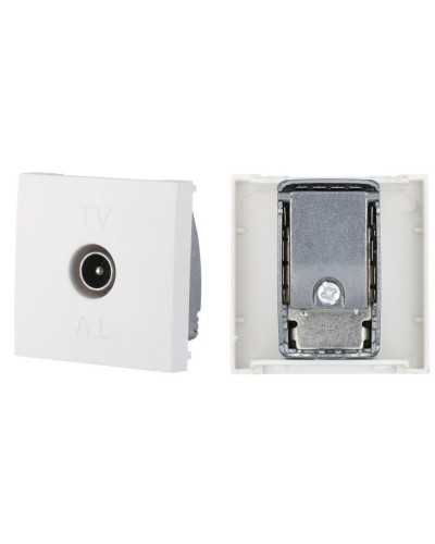 Розетка TV оконечная, белый LK45 (852104). Розетка TV. Экопласт в Томске
