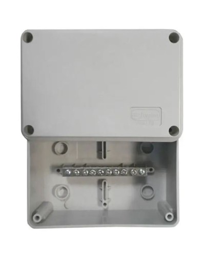 Коробка (КУП) JBS120 120х80х50, 6 вых, IP55 (44008KP). Коробка уравнивания потенциалов (КУП), 6х9мм, 8 зажимов. Экопласт в Томске