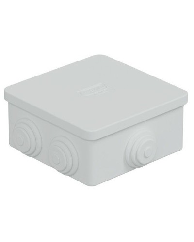 Коробка JBS080 85х85х40, 6 вых, IP44, белая (44006W-1). Коробка монтажная. Экопласт в Томске