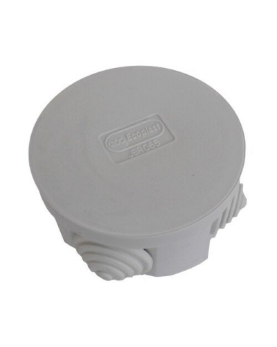 Коробка 3001 D70x36, 4 вых, IP55, серая (44001). Коробка монтажная. Экопласт в Томске