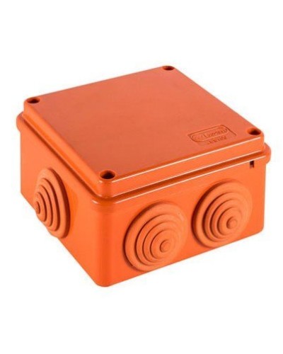 Коробка JBS100 100х100х55, 6 вых., 5P (1,5-10мм²) (43357HF): Коробка монтажная, огнестойкая, без галогена в Томске
