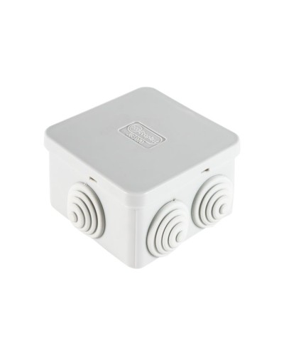 Коробка JBS070 70х70х40, 6 вых., IP44, белая (44056W-1). Коробка монтажная. Экопласт в Томске