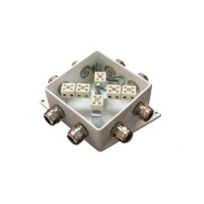 КМ-О (12к*6,0)-IP66-120х120, три ввода: Коробка монтажная огнестойкая