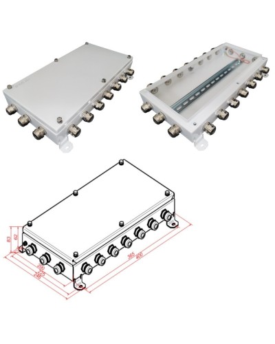 КМ IP66-2040. Коробка монтажная электротехническая. Гефест в Томске