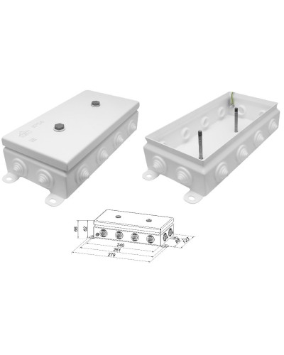 КМ IP55-1224. Коробка монтажная электротехническая. Гефест в Томске