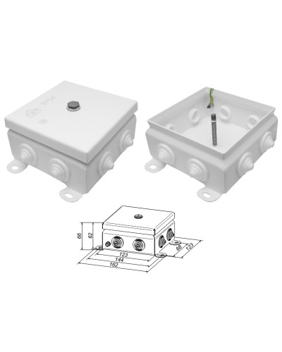 КМ IP55-1212. Коробка монтажная электротехническая. Гефест в Томске