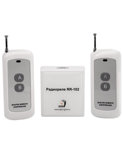 RR-102 + 2 пульта, 250-950 метров, питание 12В. Комплект радиореле. ИПРо в Томске