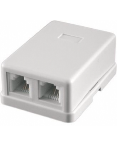 STK-RJ-45(8P8C), CAT.6, 2 выхода, Dual IDC компьютерная розетка: Розетка компьютерная 2 выхода в Томске