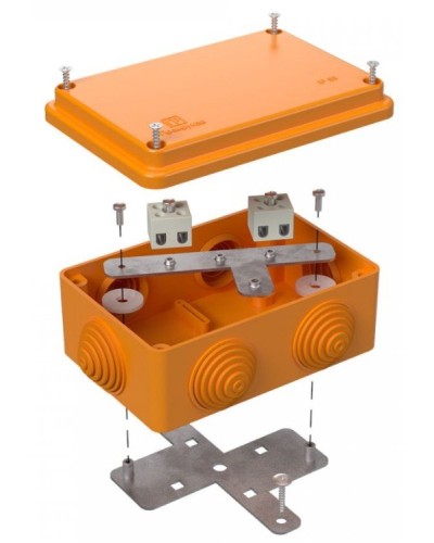Коробка огнестойкая 120х80х50 (40-0340-FR2.5-4). Коробка огнестойкая для открытой установки. Промрукав в Томске