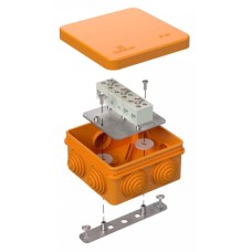 Коробка огнестойкая 80х80х40 (40-0210-FR1.5-6). Коробка огнестойкая для открытой установки. Промрукав