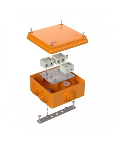 Коробка огнестойкая 100х100х50 (40-0300-FR6.0-6). Коробка огнестойкая для открытой установки. Промрукав в Томске