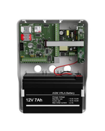 Mega v.5 LTE в корпусе (под АКБ 1,2-7 Ач с БРП 12V 2,5А). Панель охранная радиоканальная. Ритм в Томске