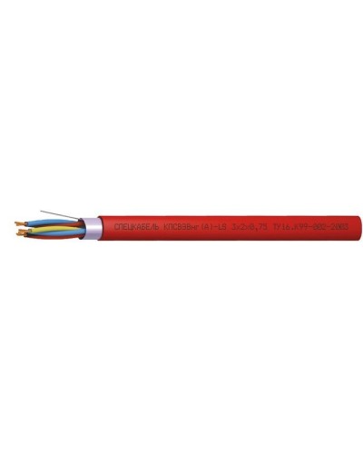 КПСВЭВнг(А)-LS 3х2х0,75 (Спецкабель). Кабель симметричный для систем сигнализации и управления, групповой прокладки, с пониженным дымо- и газовыделением. Спецкабель в Томске