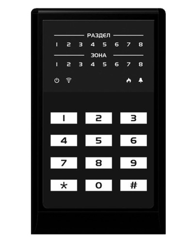 МИРАЖ-КД-04 (black). Кнопочная кодовая панель. Стелс НПП в Томске